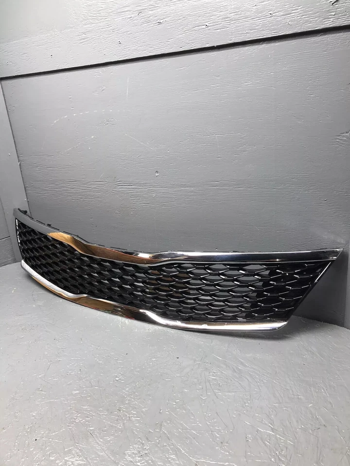 For 2016-2018 Kia Optima LX EX Front Upper Radiator Grille Chrome Mesh Grill - Изображение 4 из 4