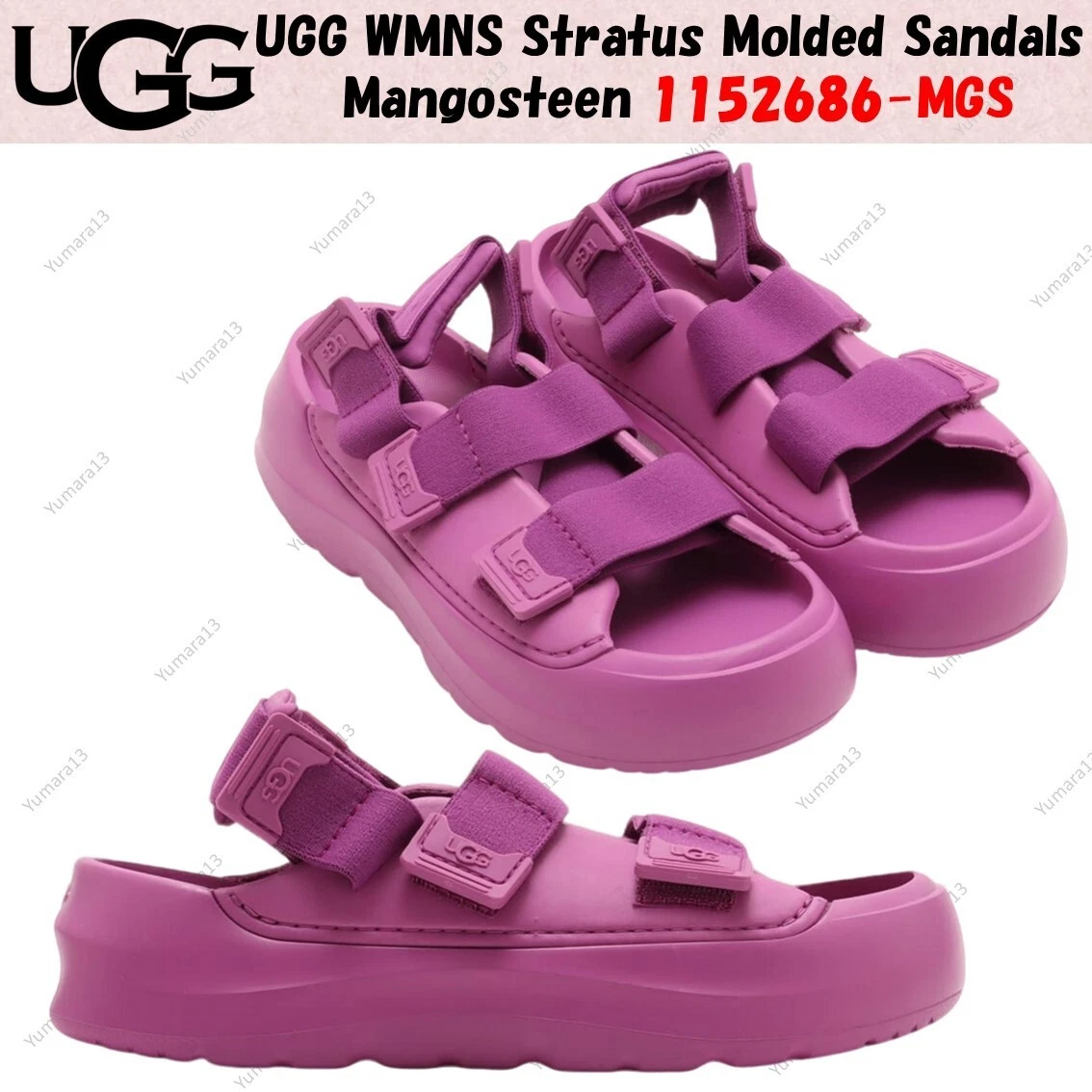Sandali UGG WMNS Stratus modellati Mangosteen 1152686 MGS taglia donna