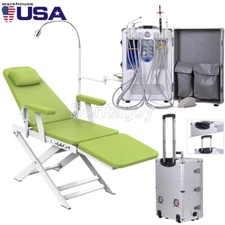 Portable Dental Delivery Unit Treatment Mobile Case Air  Compressor 4Hole /Chair