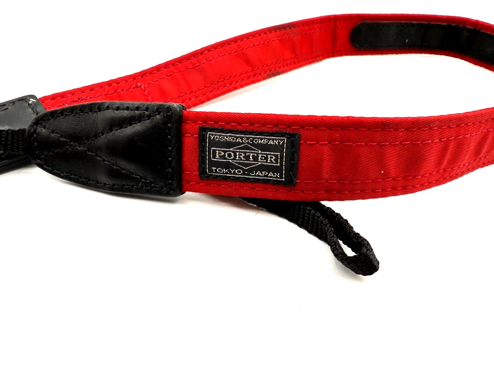 **RARE!! LIMITED EDITION** NIKON BY PORTER CAMERA NECK SHOULDER STRAP RED - Image 3 of 4