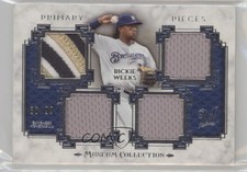 2014 Topps Museum Collection 66/99 Rickie Weeks #PPQR-RW 17ac