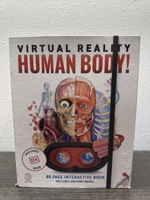 Virtual Reality Human Body ANATOMY Book Box Illustrated Interactive VR  READ!!