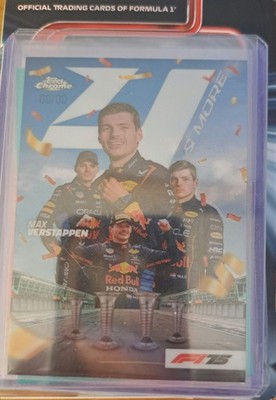 Topps Chrome Formula 1 2025 F1 # Max Verstappen # 4 & More # 4N-1 # 00/00