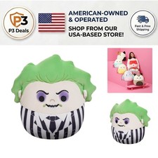 Official 10-Inch Beetlejuice Plush - Adorable Cuddly Medium Toy for Fans