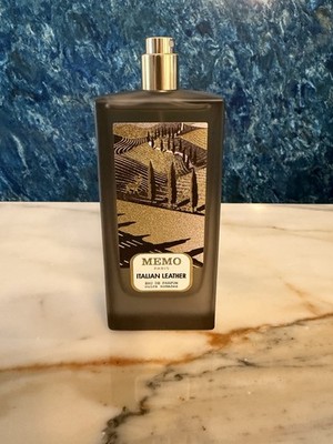 Memo Paris Italian Leather 2.5oz Unisex Adult Eau de Parfum Tester