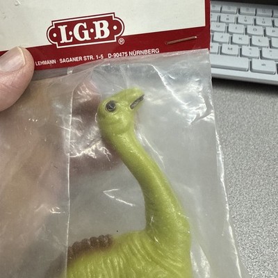 LGB Dinosaur Plastic Green Sealed could Be Sinclair Gasoline G Scale New