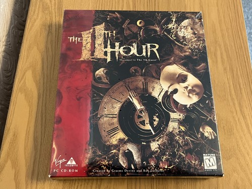 The 11th Hour Vintage 1995 PC CD-ROM - New & Sealed -👽👾Retro Gift Idea👾👽 - 第 2/24 張圖片