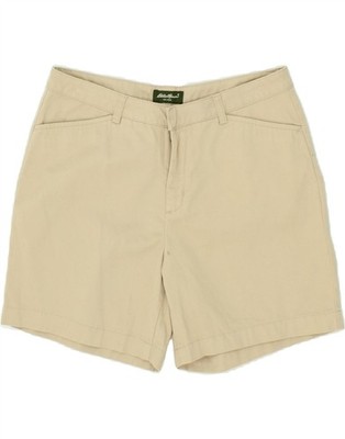 Eddie Bauer Damen Freizeitshorts US 10 Large W32 beige Baumwolle BT07