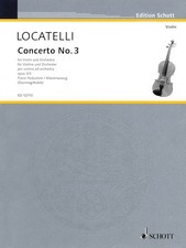 Concerto No. 3 for Violin and Orchestra, Op. 3 Violin and Piano Reduction Violin