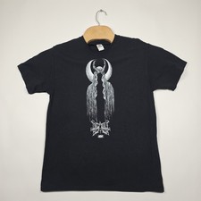 AEW Malakai Black T-Shirt Medium House of Black Horned Mask Moon Wrestling Tee