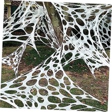 Halloween Decorations Outdoor Spider Web 13.45 X 12.46ft: 13.45 X 12.46ft DIY
