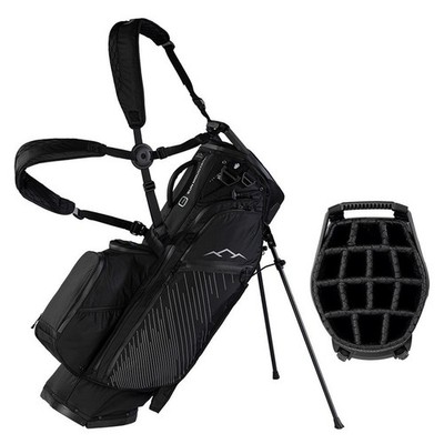 Sun Mountain H2NO Eclipse E4.5 14-fach wasserdicht Ständer Golftasche schwarz/stahl