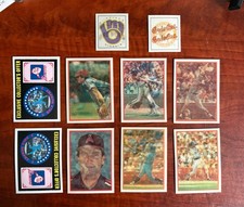 1987 Sportflics Lot of 10 - George Brett, Mike Schmidt, Will Clark, Robin Yount