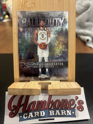 2025 Topps Chrome Tyrese Halliburton Ball Of Duty | eBay
