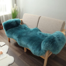 Premium Genuine Fur Sheepskin Rug Real Australia Sheepskin Natural Luxury Fluffy