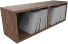 Zomo VS-Box 7/200 Vinyl Record Storage 7 inch in Walnut flat pack