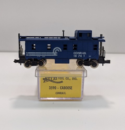 Atlas 3590 escala N Conrail Caboose #18741 nuevo en caja | Condition: New