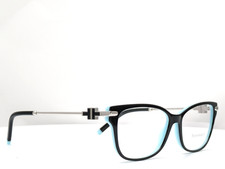 Tiffany Co. TF2207 8055 Black On Tiffany Blue Eyeglasses Frames 54-15-140