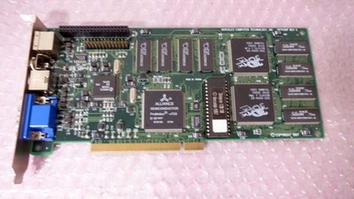 Retro PCI-Grafikkarte Hercules stingray 128/3d model S3318 TV PCI 32bit