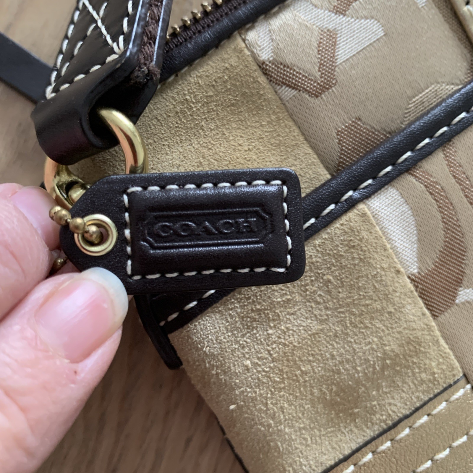 Coach Patchwork Swingpack Messenger Cross Body Ha… - image 5