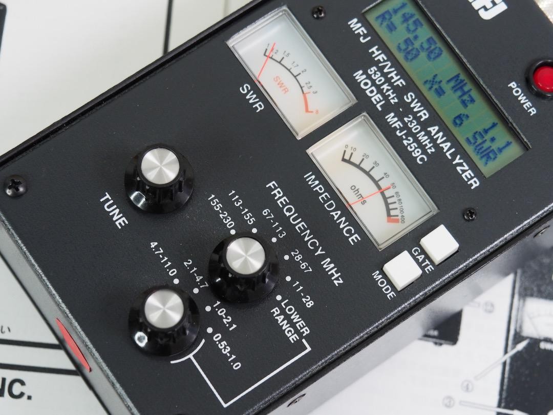 アクセサリー MFJ-259 HF/VHF SWR Analyzer mfj-259c_sn.jpg