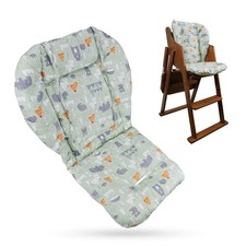 Thick Baby High Chair Cushion Pad For Wooden Dining Seat Mat Green Forest