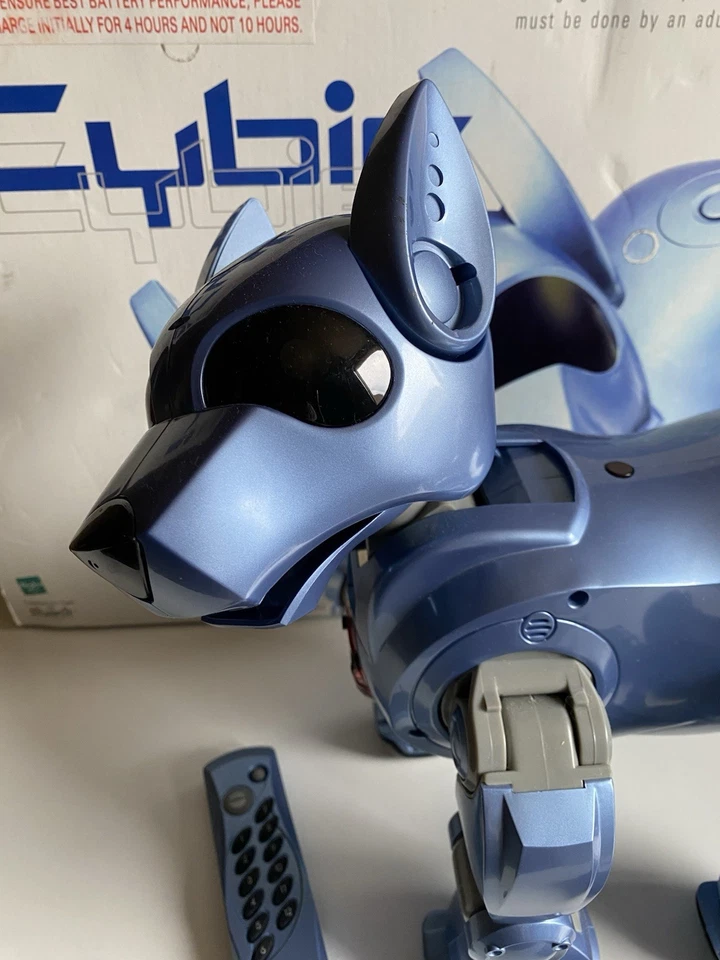 Robot chien i-Cybie bleu Tiger Hasbro/tiger 2001 vintage - Photo 2/4