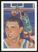 1990-91 NBA Hoops - Art Card Team Checklist Rex Chapman #357