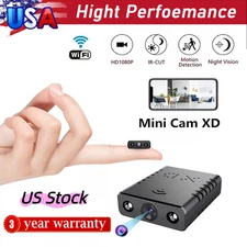 Mini Home WiFi Camera Indoor Outdoor Cameras W/ Night Vision,Motion Detection US