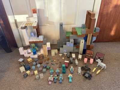Minecraft Survival Mode & Tundra Tower Playset big lot extras