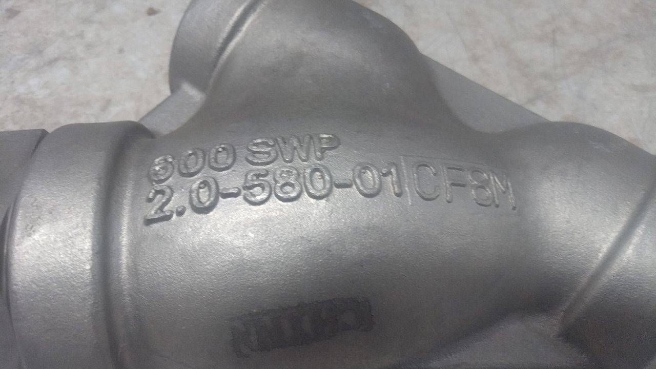 Mueller Steam Specialty 2 581 CS screwed end 2 In NPT Pipe Size Y Strainer