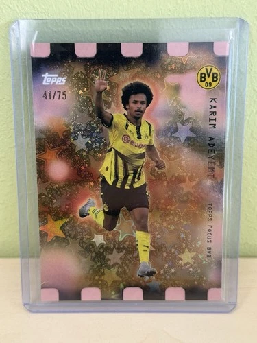 Topps Focus Borussia Dortmund 2025/26 Karim Adeyemi Golden Hour /75