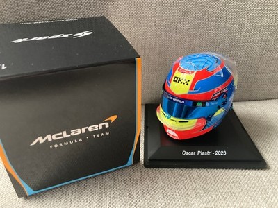 Oscar Piastri 1:5 helmet F1 2023 Spark Mclaren Formula 1 Team