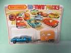 Matchbox Lesney Superfast Two Pack TP-3 Javelin- Blue & Pony Trailer- Orange