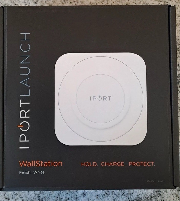 iPort Launch WallStation Wireless iPad Charging Dock 70142  - White NEW