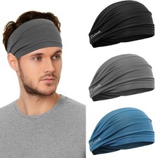 Sport Stirnband für Herren Damen   Dehnbar S...