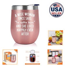 Retirement Gifts For Women 12 Oz Vacuum Insulated Tumbler Stainless Steel Funny