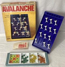 Vintage 1966 Avalanche Game Complete With Instructions and Box