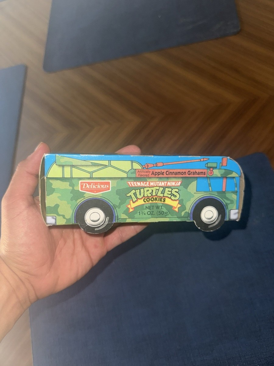 Vintage 1989 TMNT Cookies Ninja Turtles Van Delicious Apple