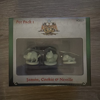 Arcadia Quest Pet Pack 1 AQ027 Jamon Cookie Neville Neu Ovp Englisch CMON