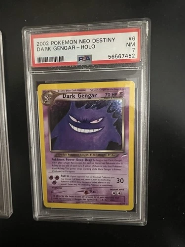 Pokémon Neo Destiny Dark Gengar Holo Rare PSA 7 6/105 2002 Unlimited