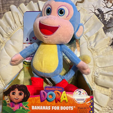 Nickelodeon Dora Boots Monkey Plush Talking Sound 9 Phrases 2 Songs 2024