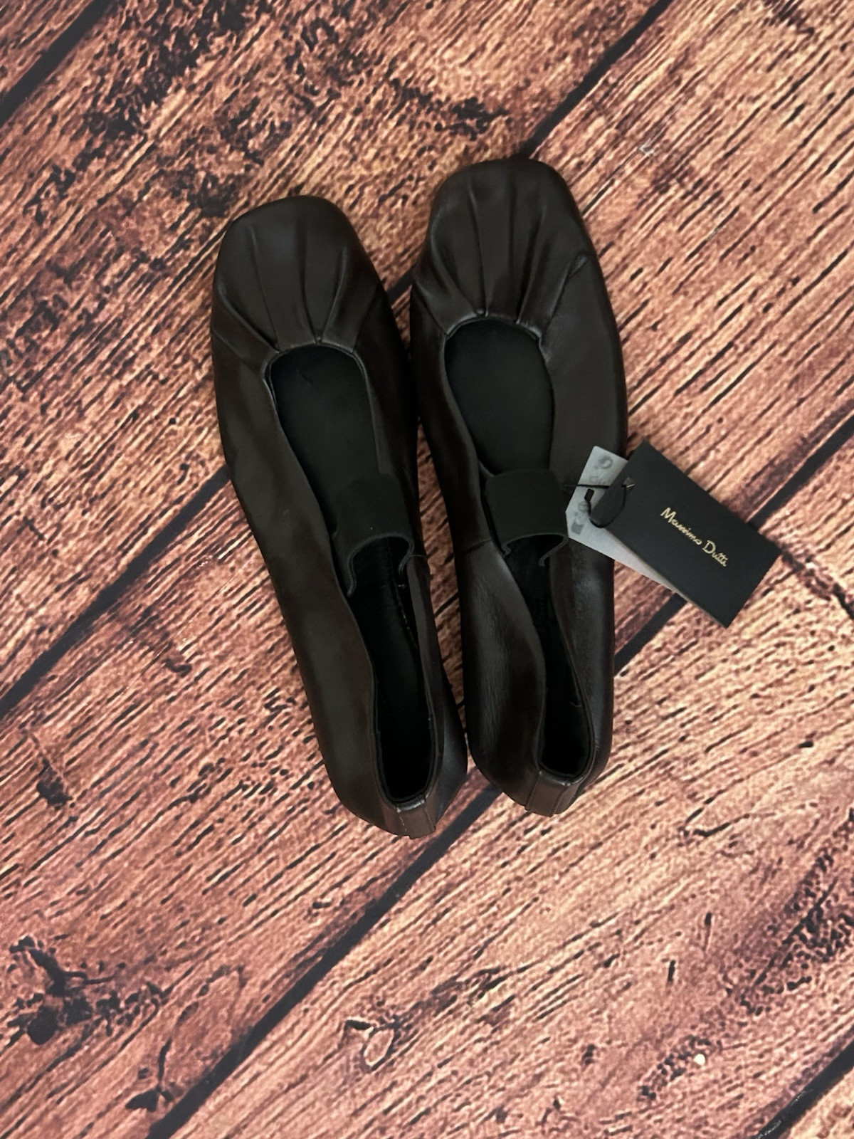 Massimo Dutti Leather Brown Ballet Flat Size 35 (4.5) thumbnail 6