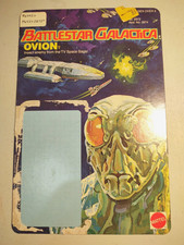 Product Image: Battlestar Galactica OVION action figure 1978 vintage MATTEL - CARD BACK only