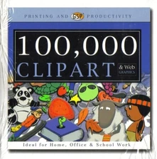 100,000 Clip Art & Web Graphics [ CD-ROM for Windows XP ] -  - Book - 2006T Very