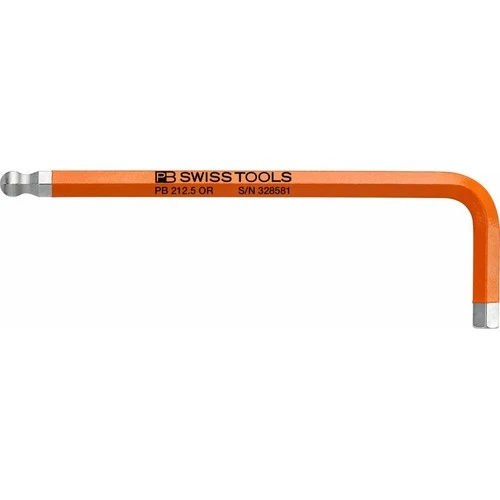 PB Swiss Tools PB 2222.LH-10 RB CN Hex Key L- Wrenches, RainBow, 9 Pcs