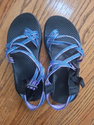 Chaco ZX/2 Sandals Blue Womens 8 Outdoor Sports Trail Travel Vacation Vibram
