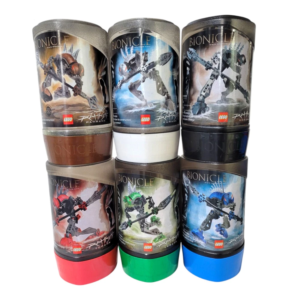 LEGO Bionicle Lot Rahkshi Kit W/Kraata Canisters & Manuals Complete 2003 - Image 2 of 4