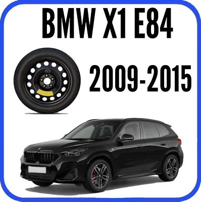   Notrad Set Für BMW X1 E84 M-Sport 18  5-Loch Wagenheber Schlüssel DOT2025  