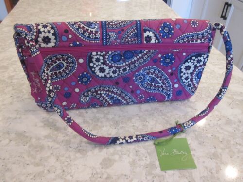 VERA BRADLEY KNOT JUST A CLUTCH HANDBAG SMALL SIDE PURSE BOYSENBERRY NWT - Picture 2 of 5